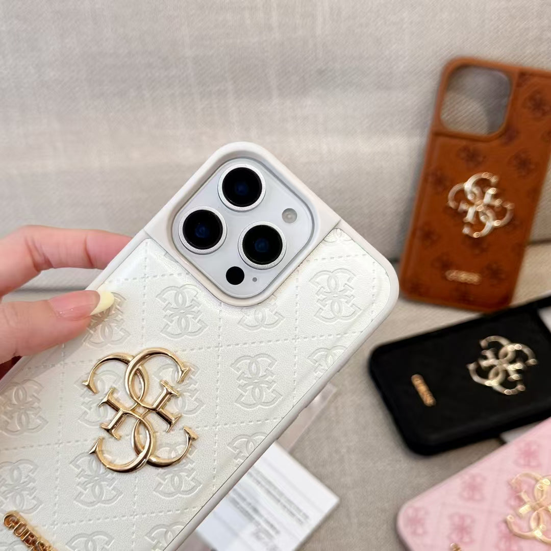 GUESS Monogram Mirror Electroplated Apple iPhone Cases mysite
