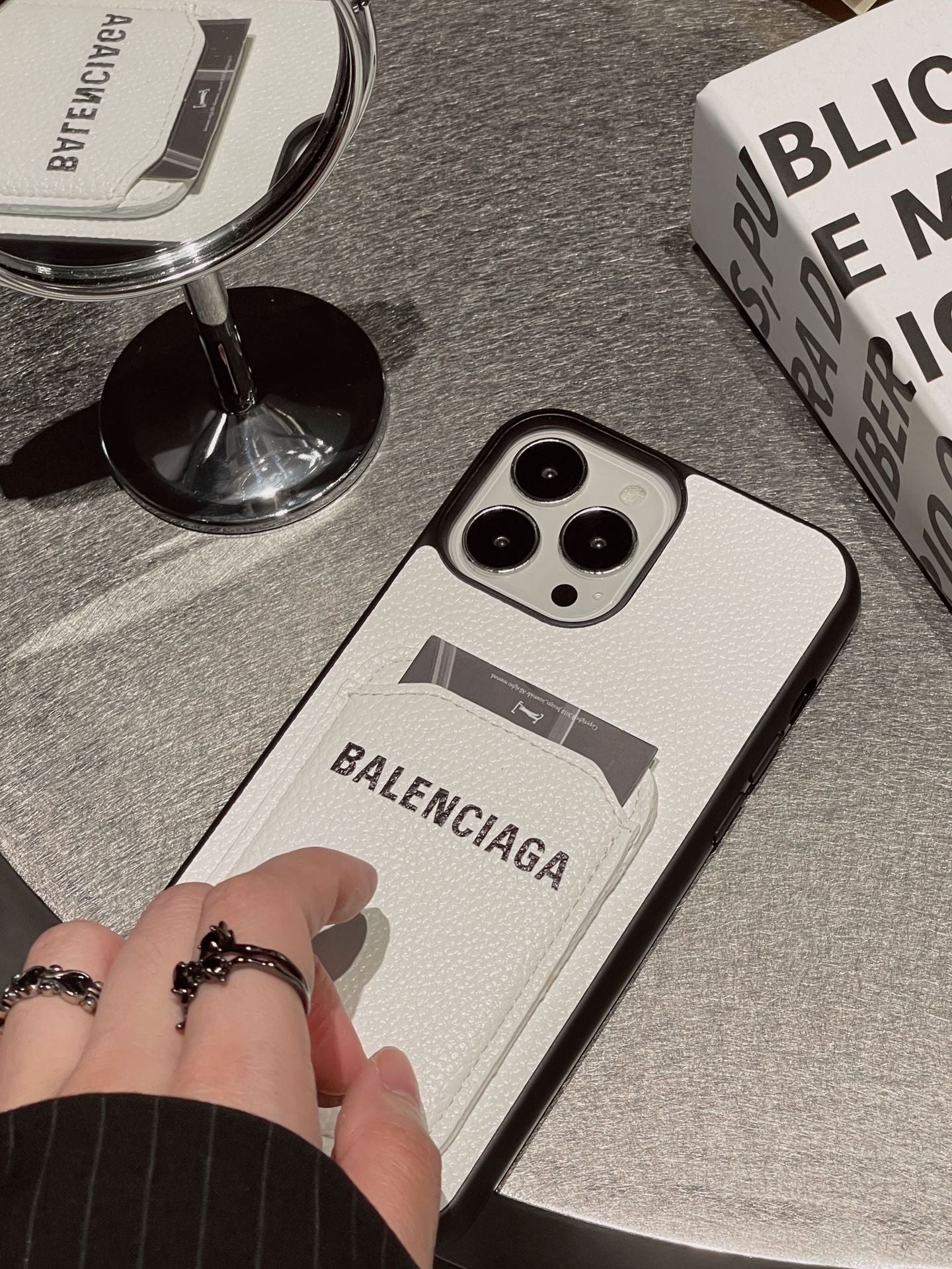BB Card Holder Leather iPhone Case mysite