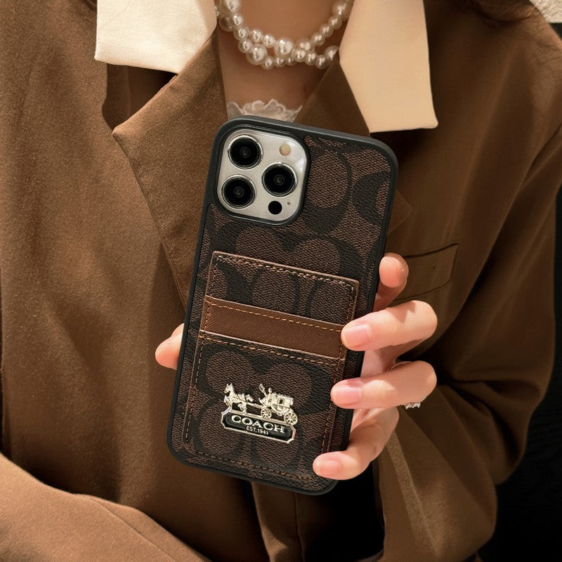 Coa Card Bag Leather iPhone Case mysite
