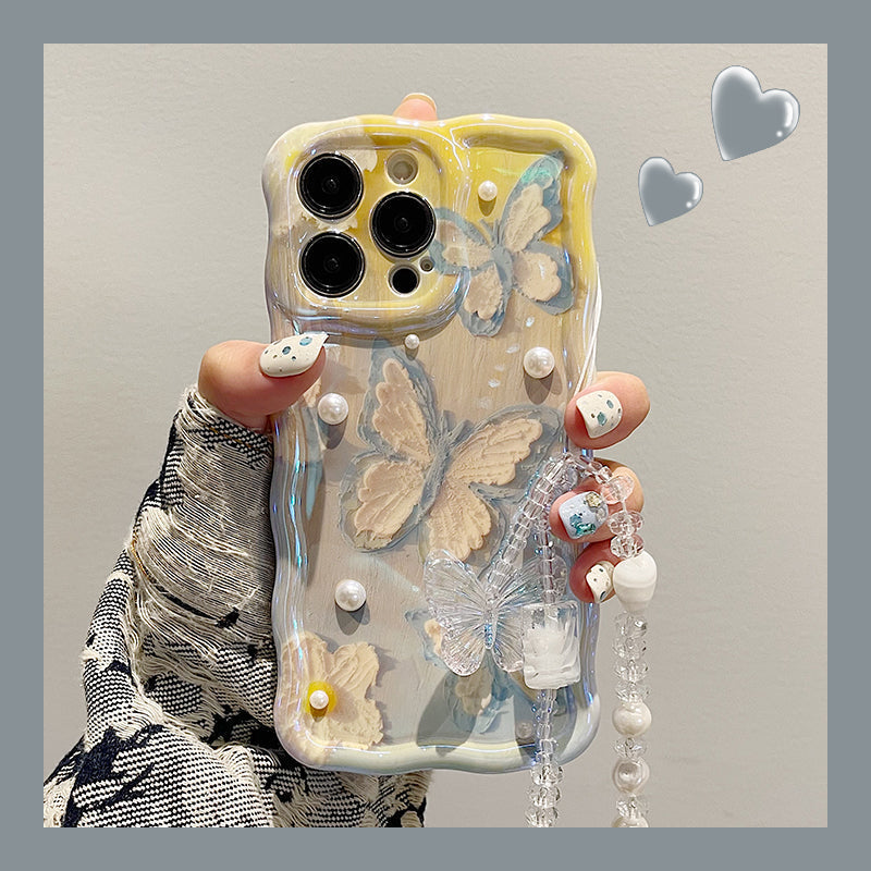 Oil Painting Gradient Butterfly iPhone Case mysite