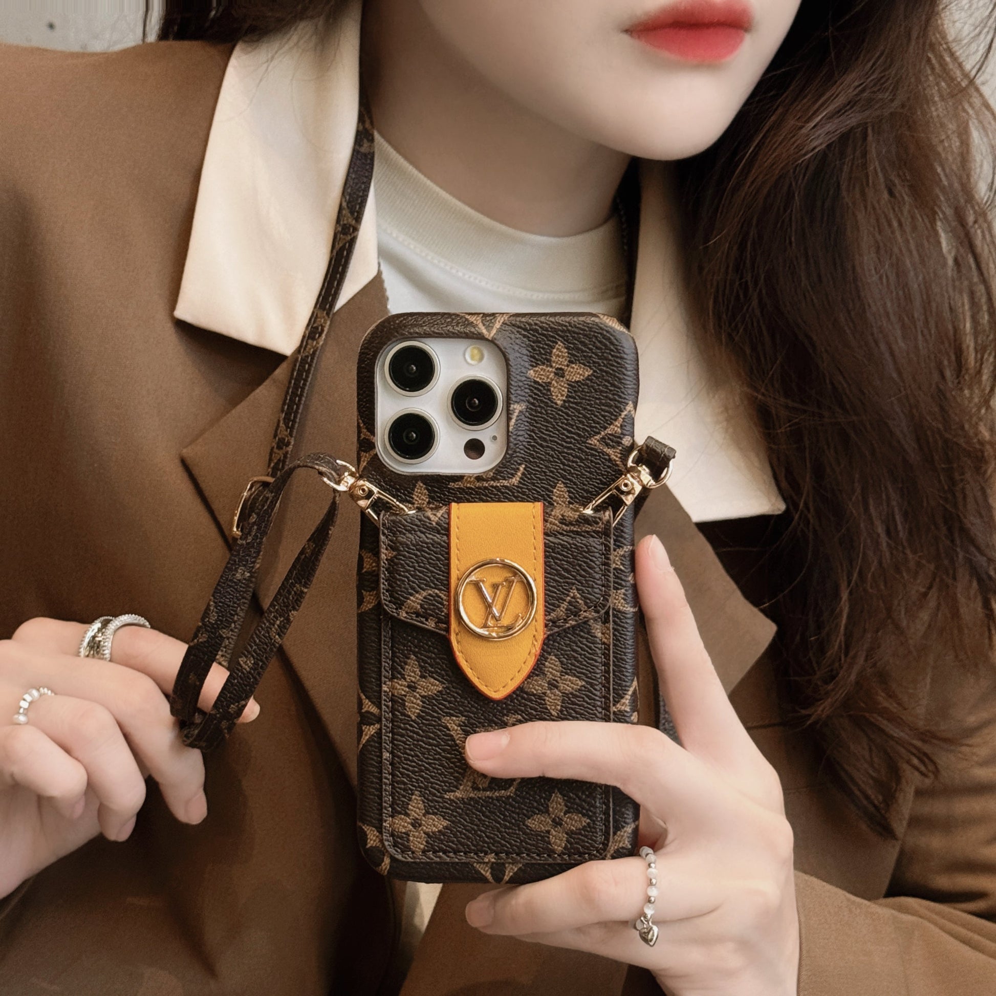 Lou Card Holder Chain iPhone Case mysite