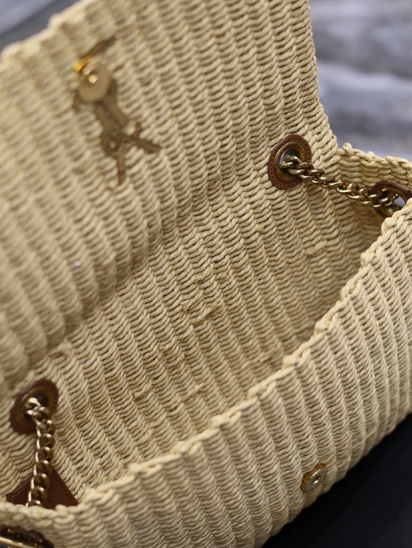 YSL Kate In Raffia - 28.5¡Á20¡Á6cm mysite