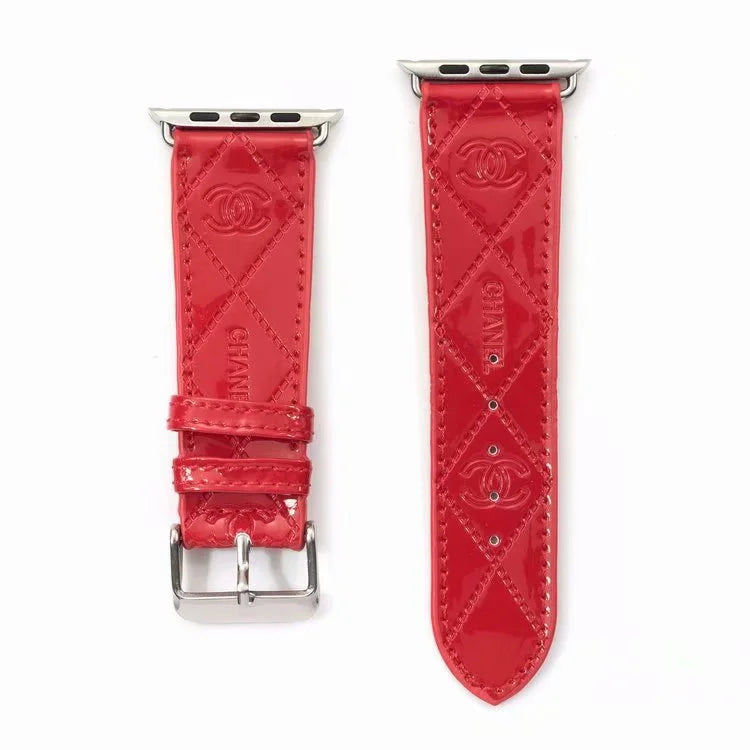 GLOSSY LEATHER APPLE WATCH BAND mysite