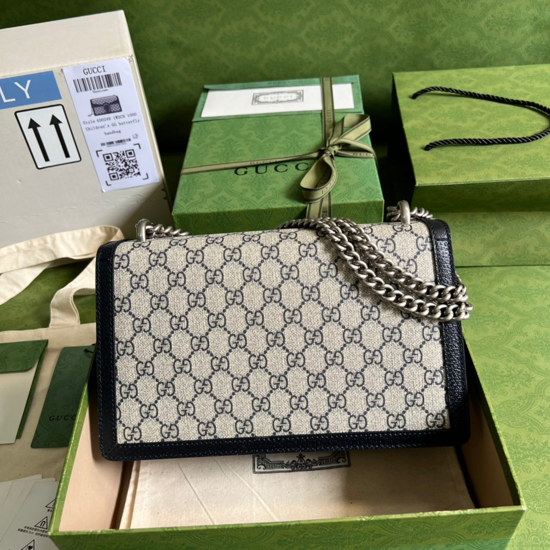 Gucci Dionysus GG Supreme Beige and Blue - 28x18x9cm mysite