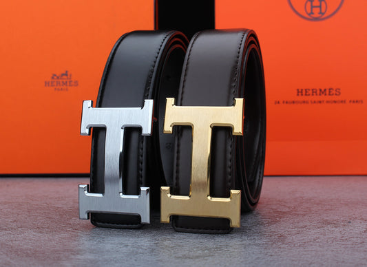 2 Colors Classic Buckle Leather Belt mysite