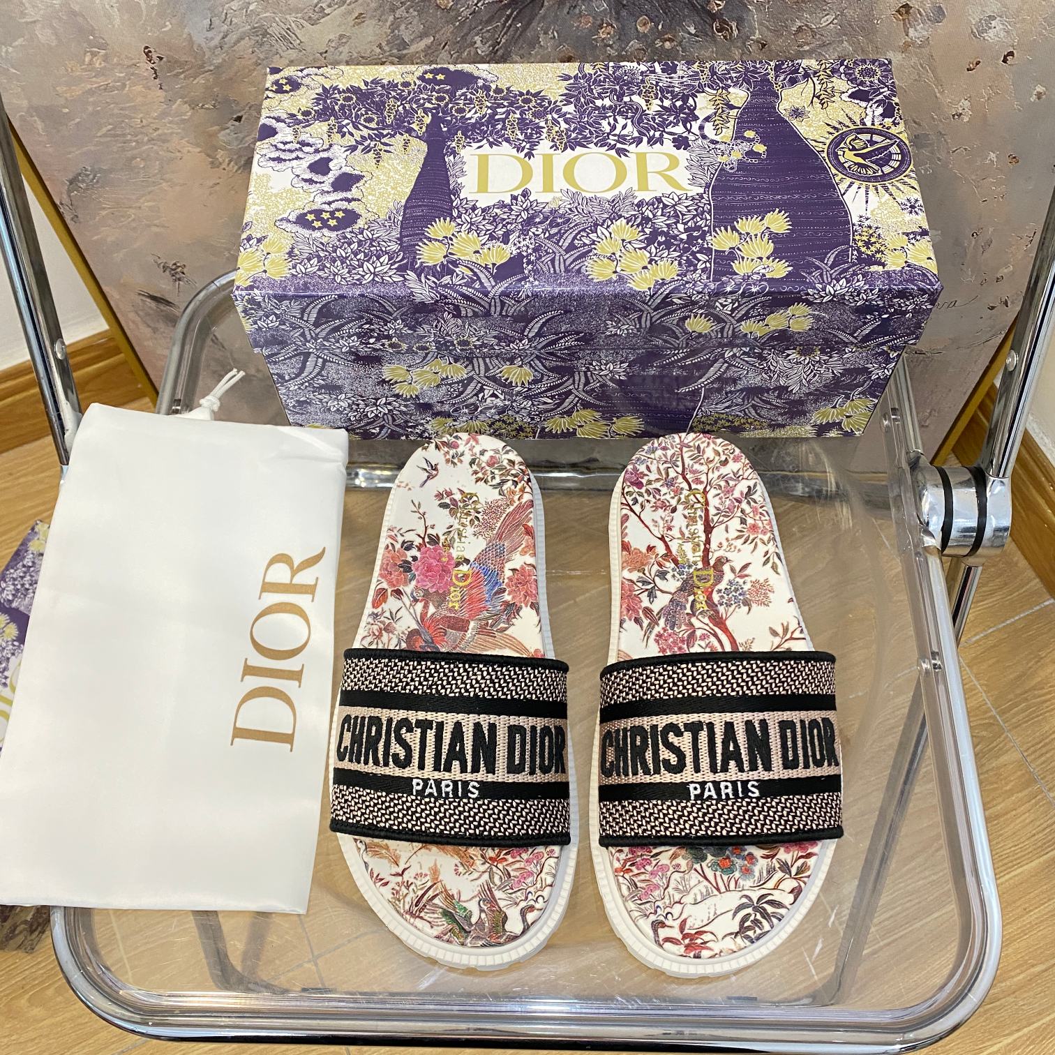 Jacquard Pattern Slippers mysite