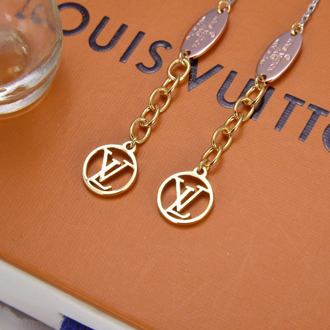 Logomania Series Long Chain Earrings mysite