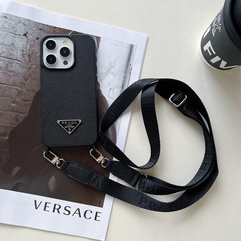 Pra Crossbody Leather iPhone Case mysite
