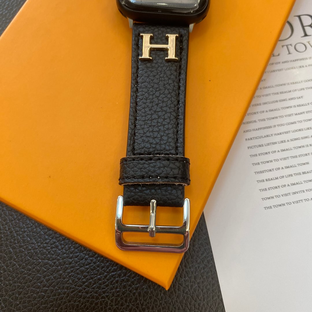 Genuine Pattern Leather Apple Watch Strap mysite