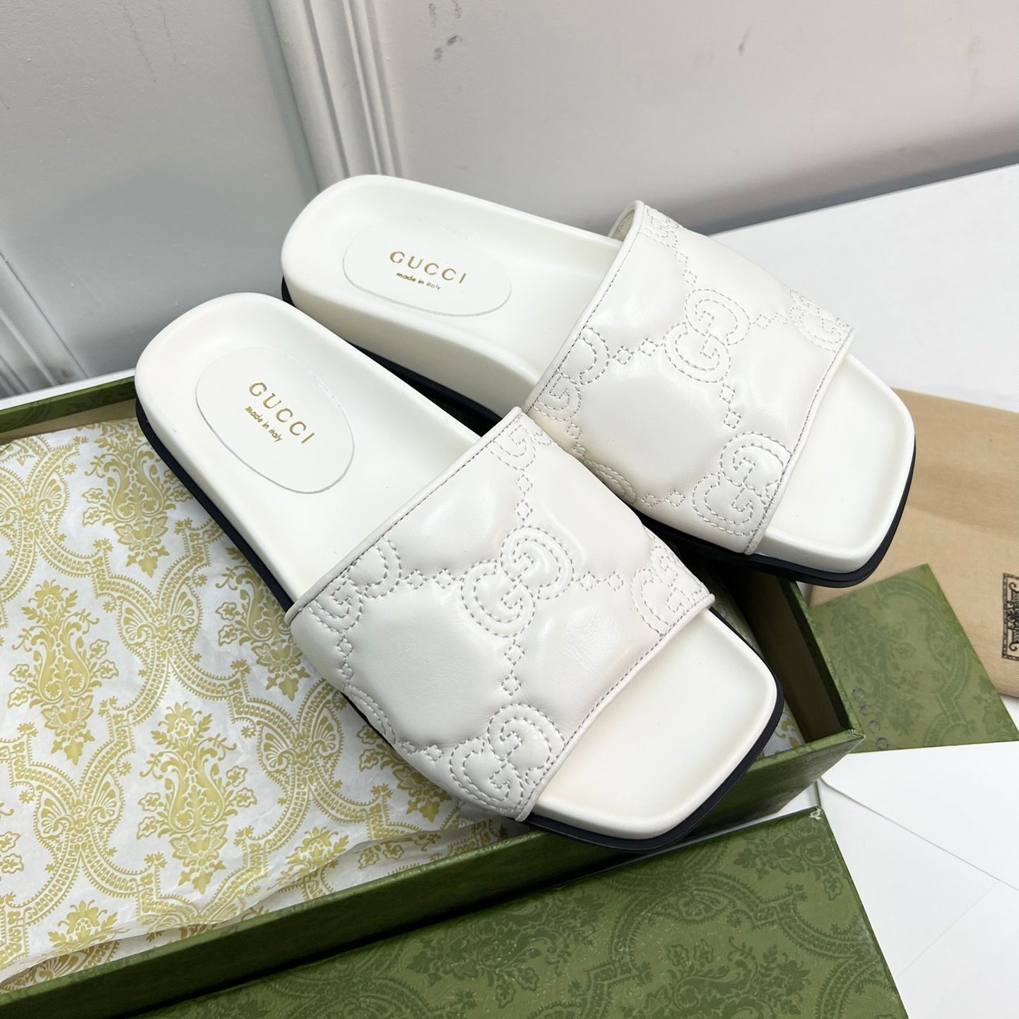 Trendy Embossed Flat Slippers mysite