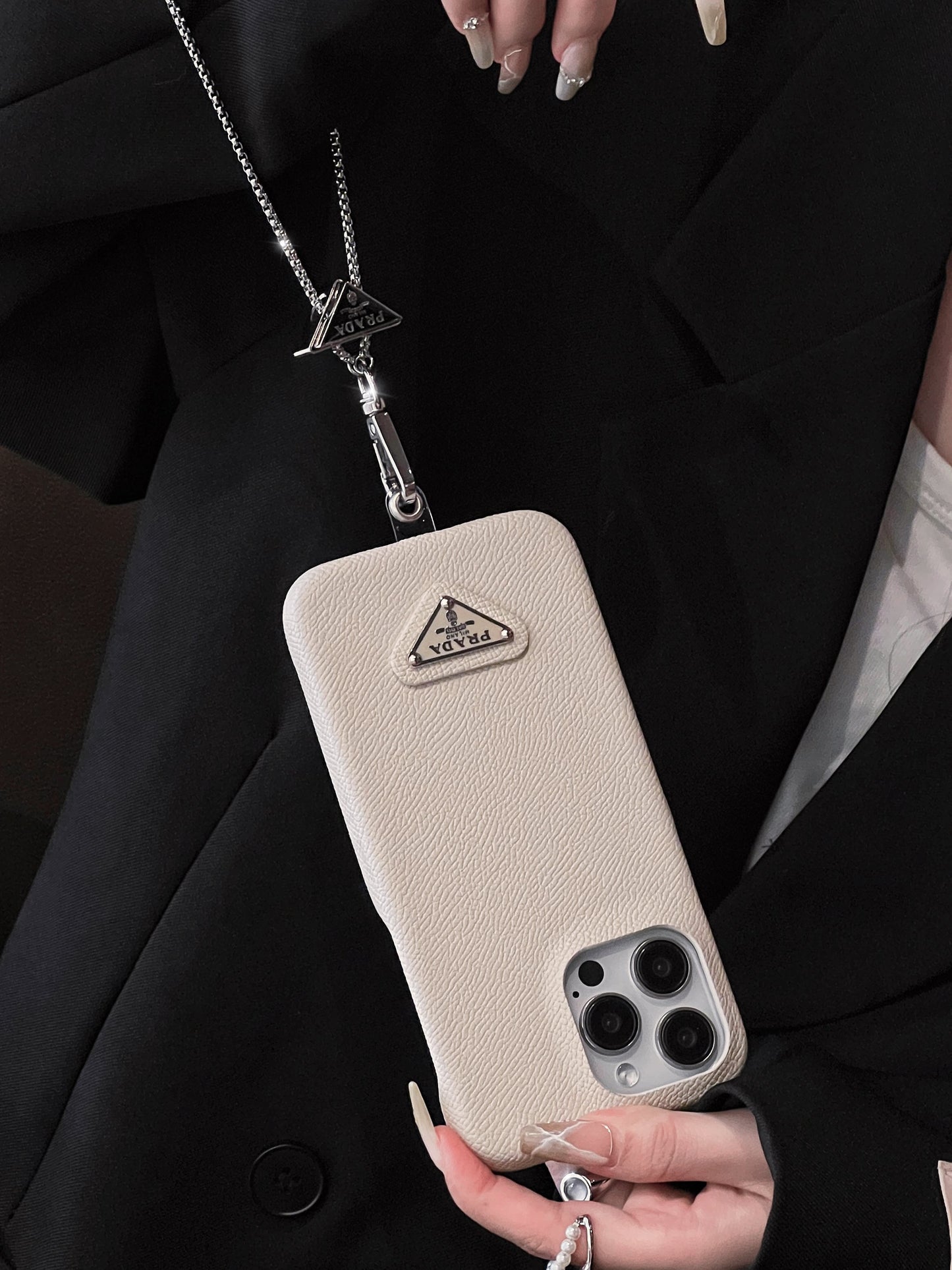 Pra Leather Crossbody iPhone Case mysite