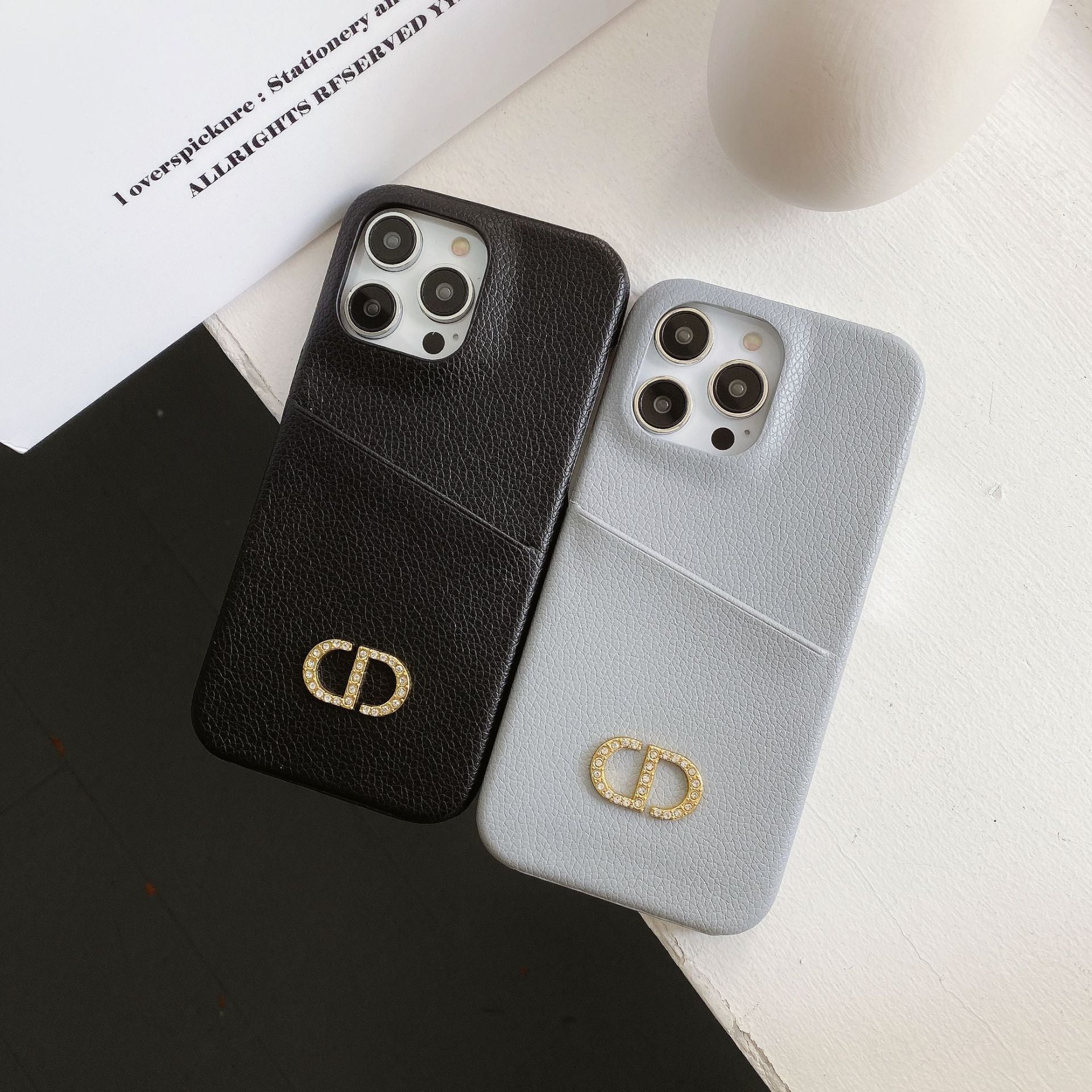 CD Leather iPhone Case mysite
