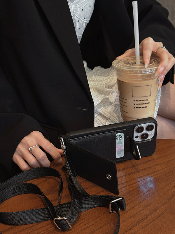 Pra Crossbody Leather iPhone Case mysite