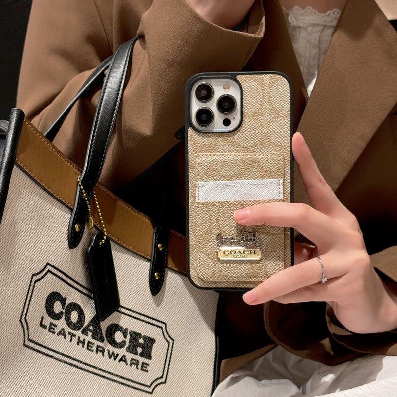 Coa Card Bag Leather iPhone Case mysite