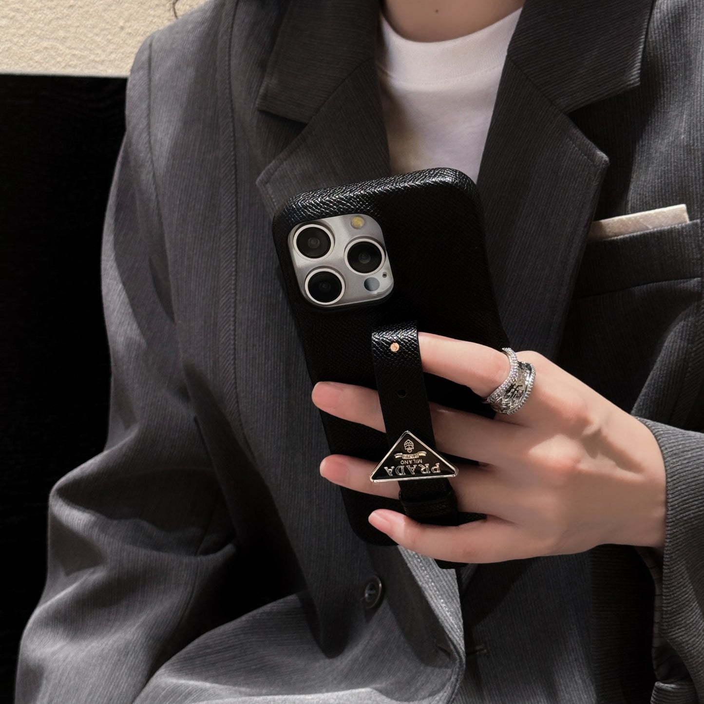 Pra Leather Handle iPhone Case mysite