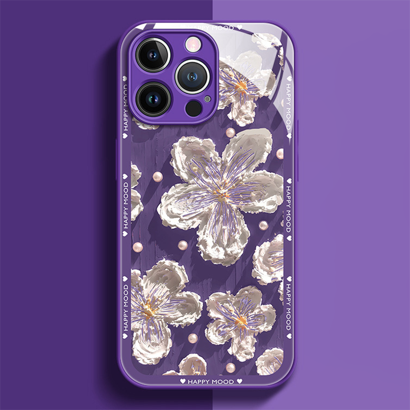 Ins New Oil Painting Flower iPhone Case mysite