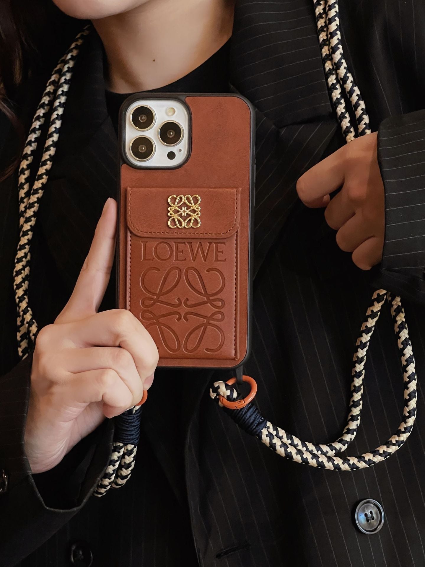 Loe Card Holder Leather iPhone Case mysite