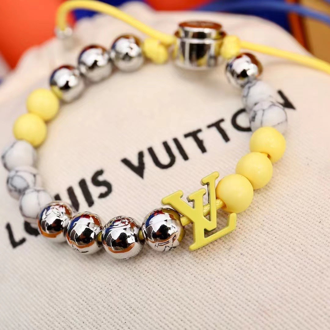 Monogram Adjustable Beads Bracelet mysite