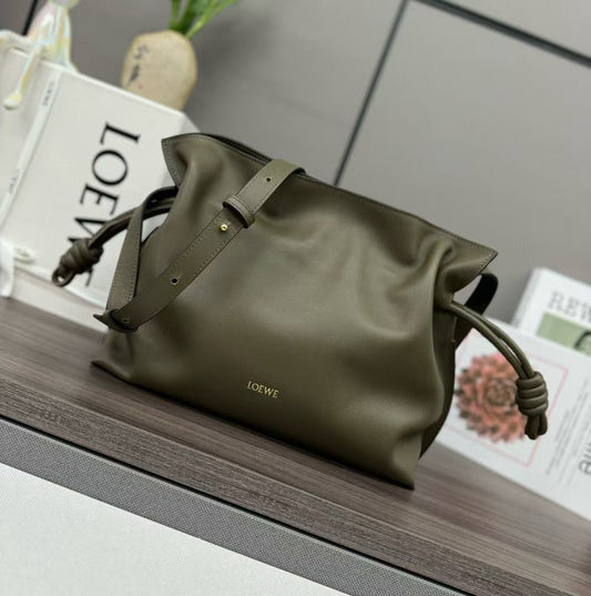 Loewe Flamenco Lucky Bag 30 Eucalyptus Olive Green Nappa Lambskin mysite