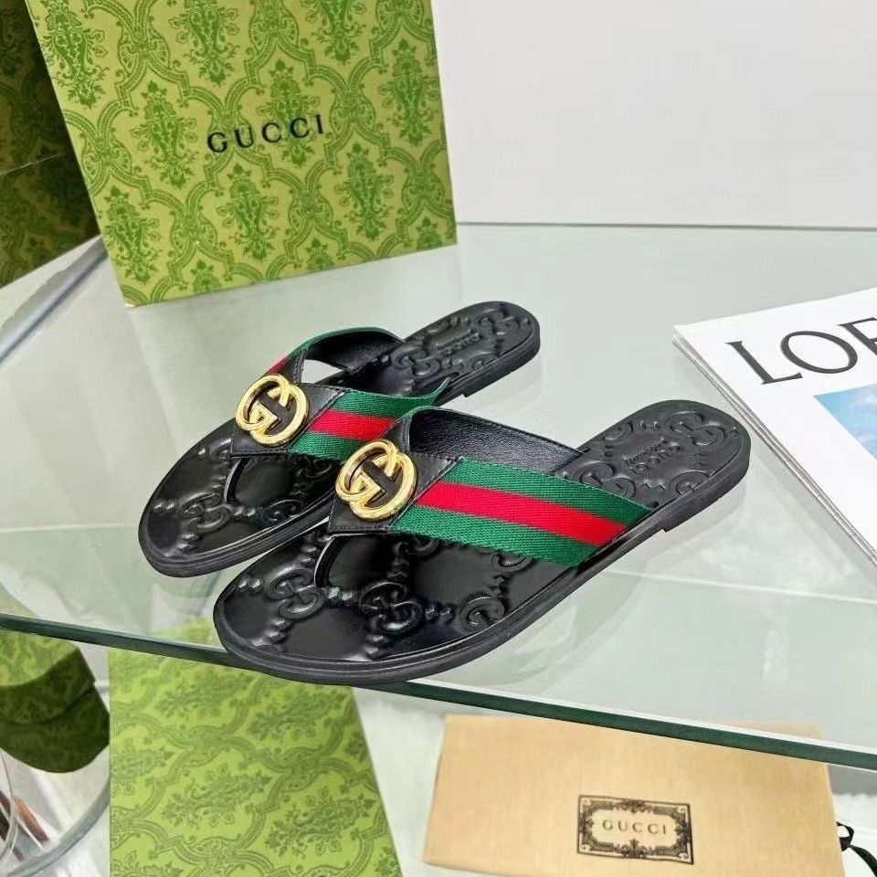 Fashion Metal Buckle Flip Flop Sandals mysite