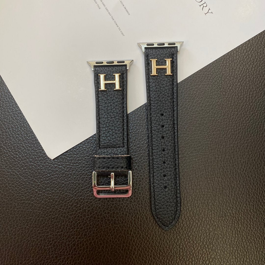 Genuine Pattern Leather Apple Watch Strap mysite
