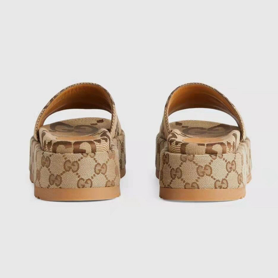 Platform Slippers With Double G Motif mysite