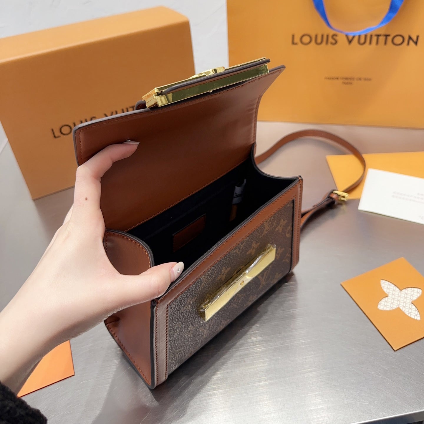 Classic Leather Handbag Messenger Bag mysite