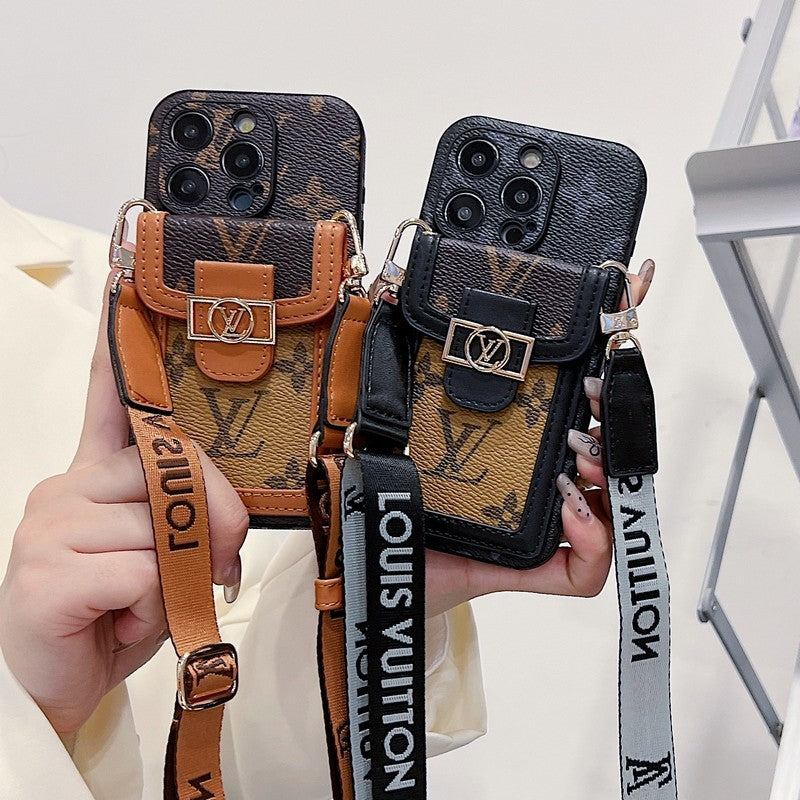 Lou Card Holder Crossbody iPhone Case-ss mysite