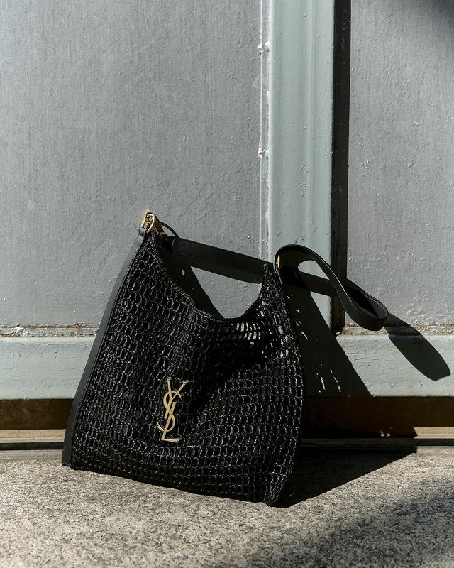 SAINT LAURENT YSL Raffia tote Bag mysite