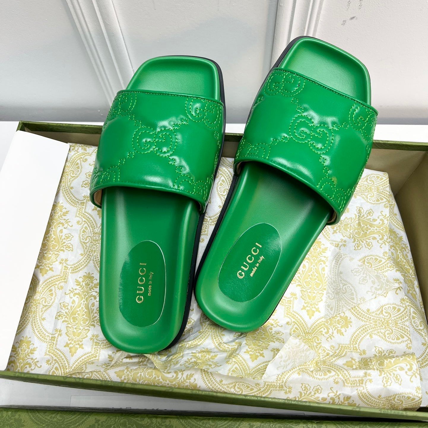 Trendy Embossed Flat Slippers mysite