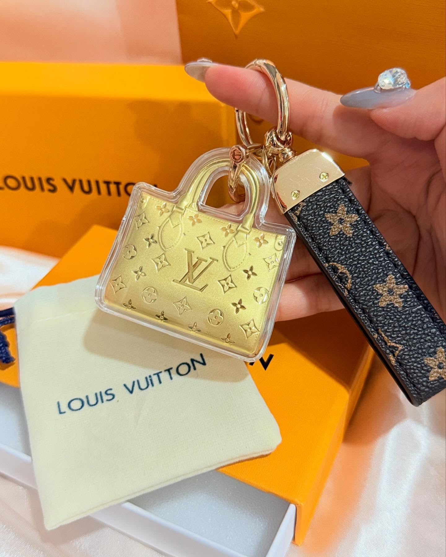 Schlüsselbeutel Gold -Mini -Tasche mysite