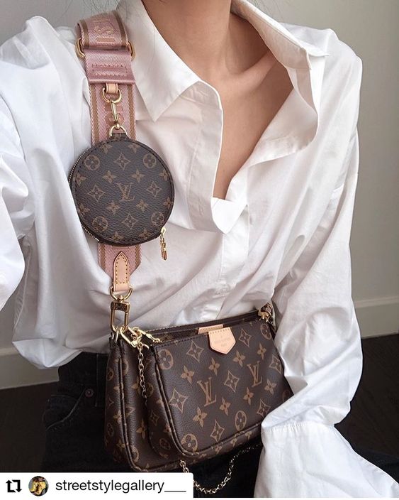 Louis Vuitton Multi-Pochette Bag in pink mysite
