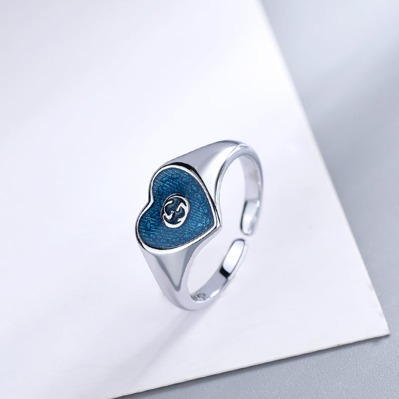 Heart Shape Open Ring mysite