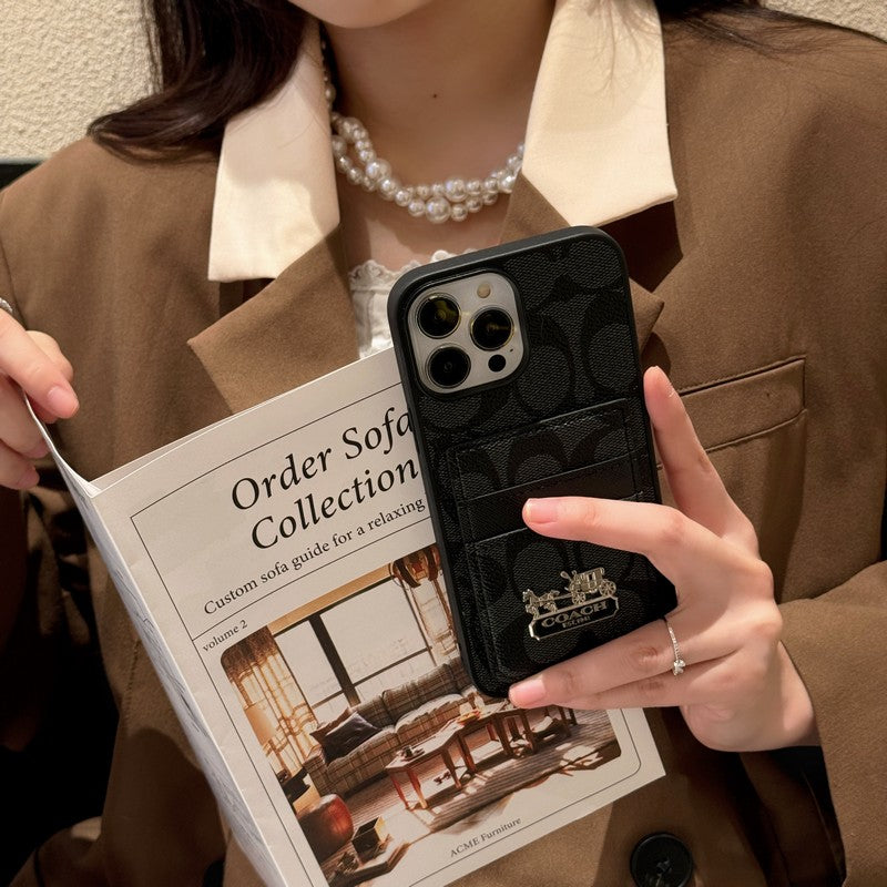 Coa Card Bag Leather iPhone Case mysite