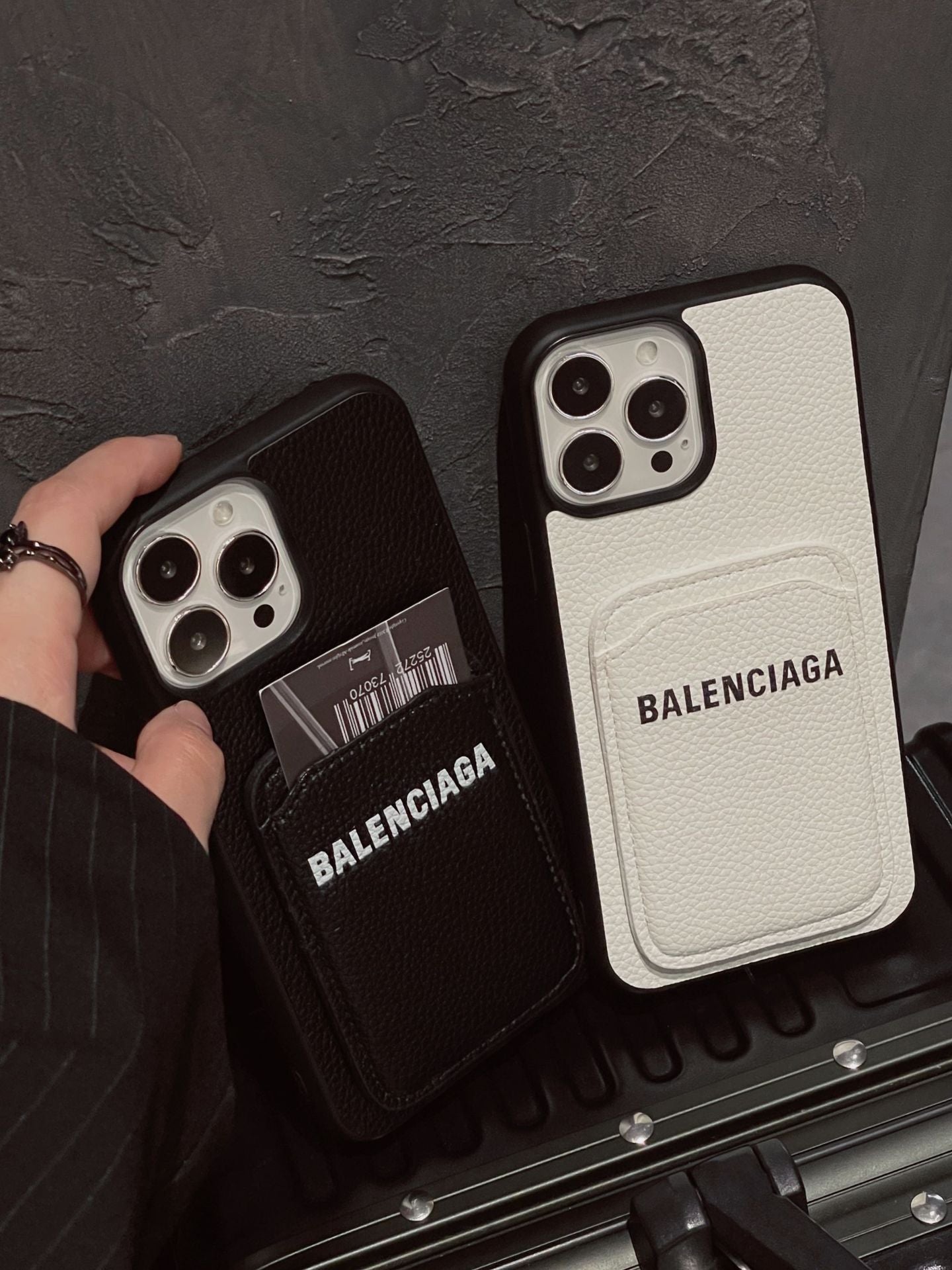 BB Card Holder Leather iPhone Case mysite