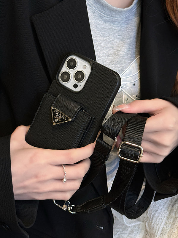Pra Crossbody Leather iPhone Case mysite