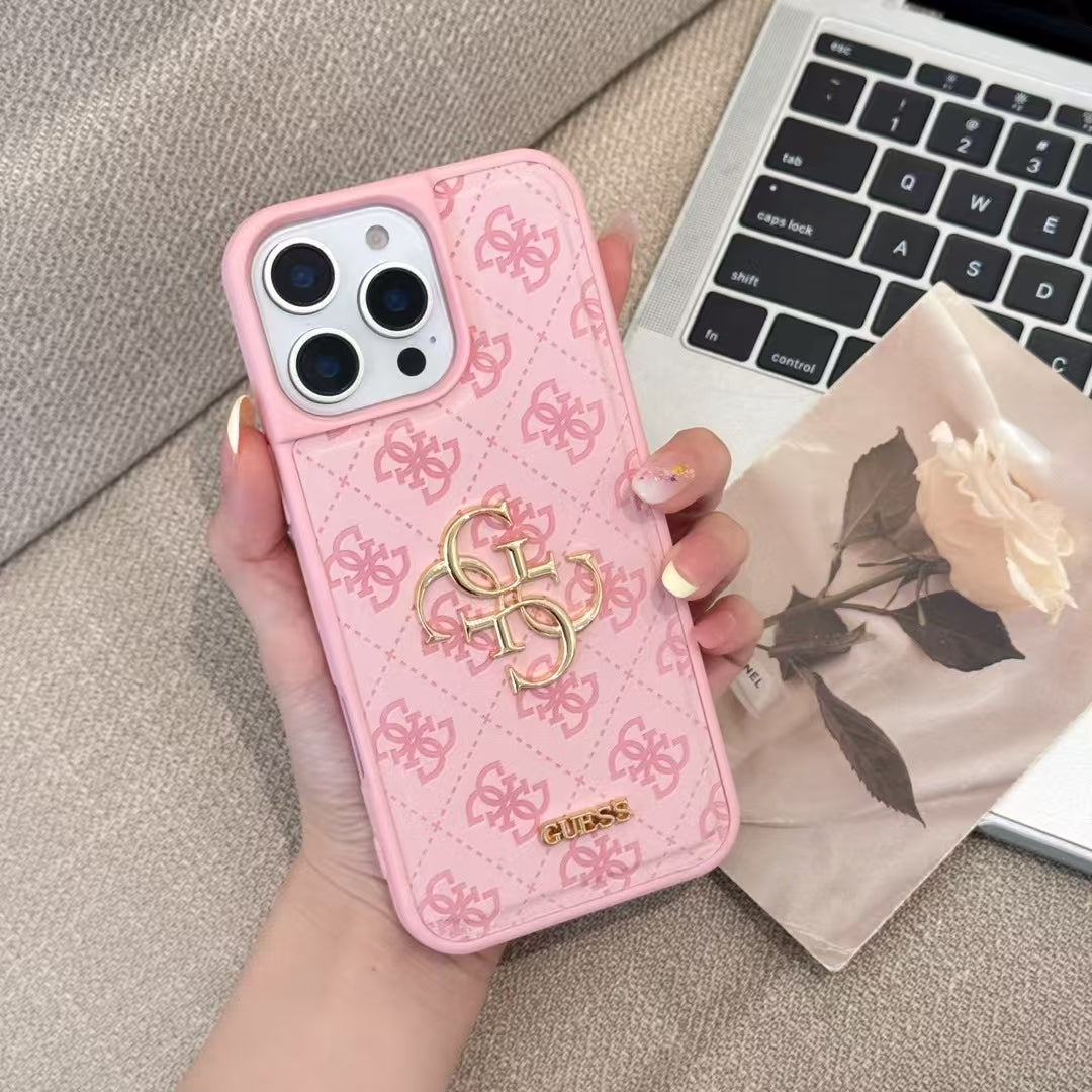 GUESS Monogram Mirror Electroplated Apple iPhone Cases mysite