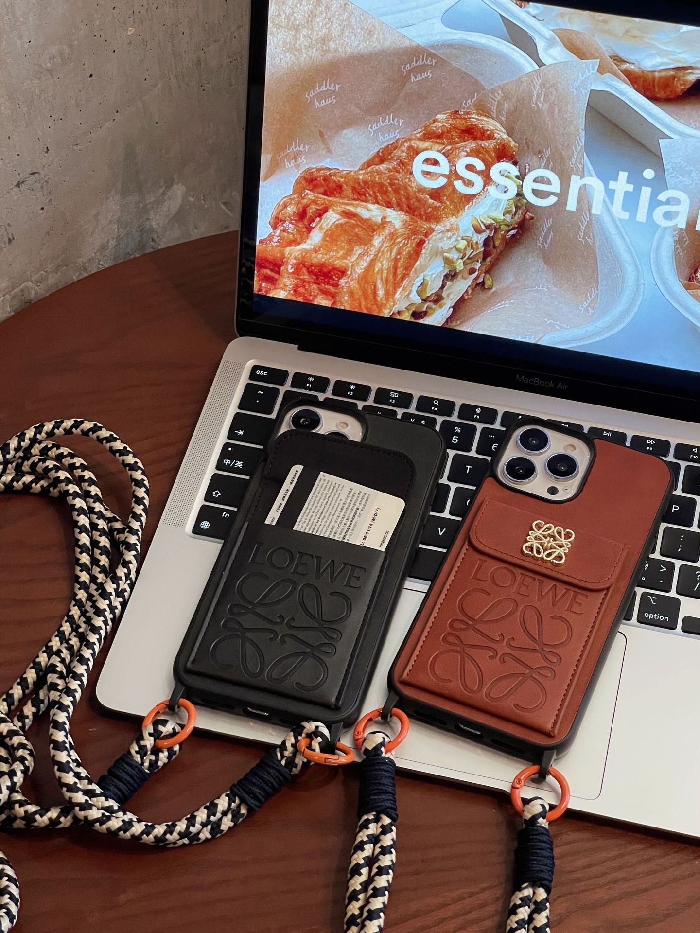 Loe Card Holder Leather iPhone Case mysite