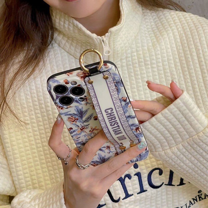 CD Purple & White Wristband iPhone Case mysite