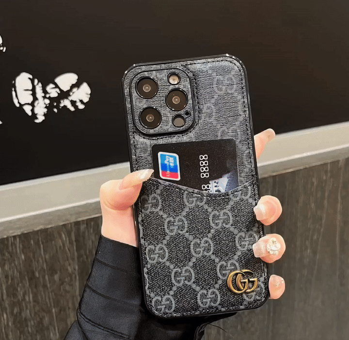 CLASSIC CANVAS LEATHER MONOGRAM BACK CARD APPLE PHONE CASEs mysite