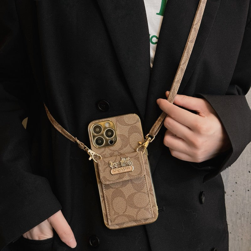 Coa Card Bag Leather Chain iPhone Case mysite