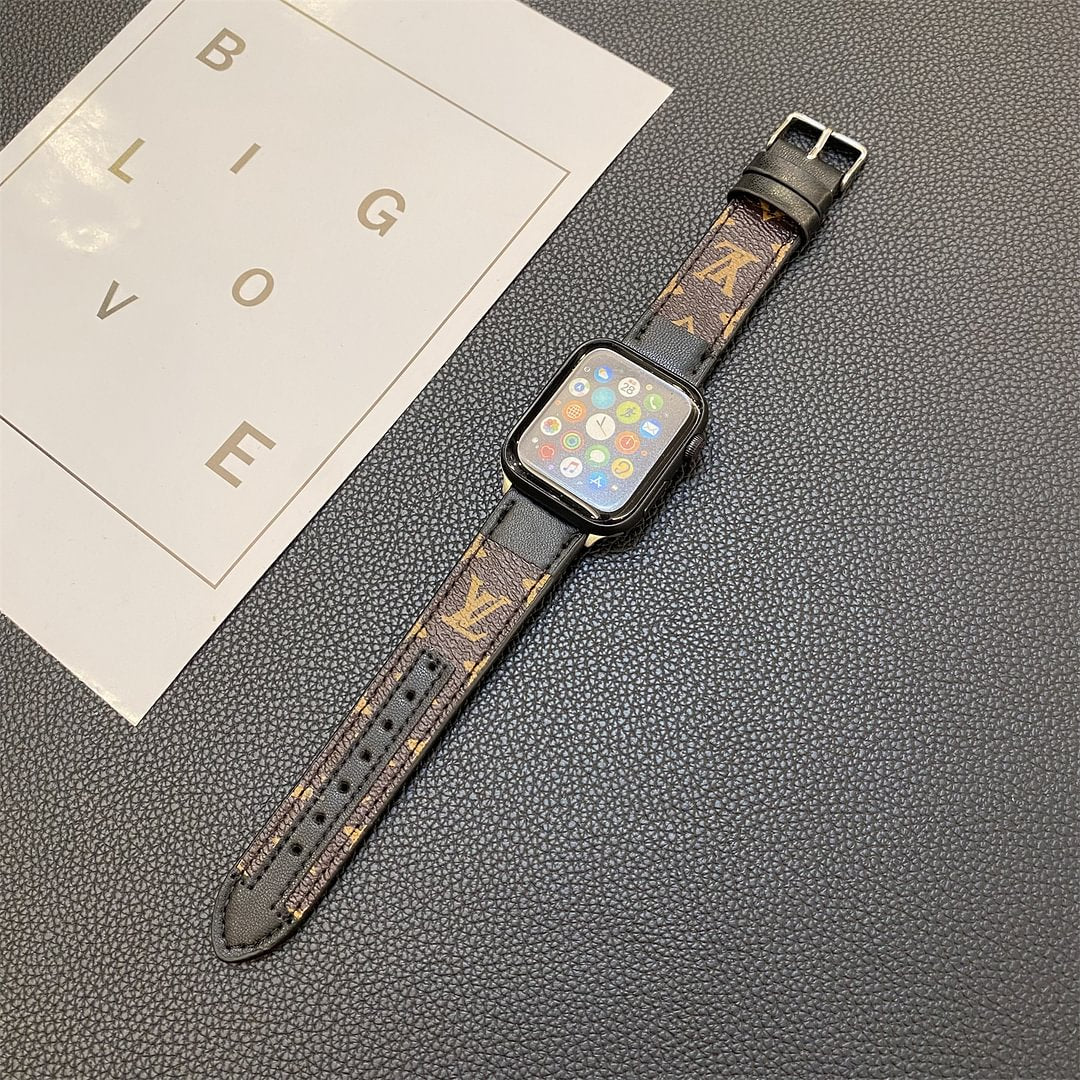 APPLE WATCH STRAP STITCHING MONOGRAM LEATHER mysite