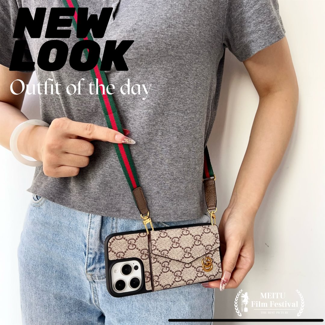 Crossbody Wallet Accordion Card Holder Canvas iPhone Leather casess mysite