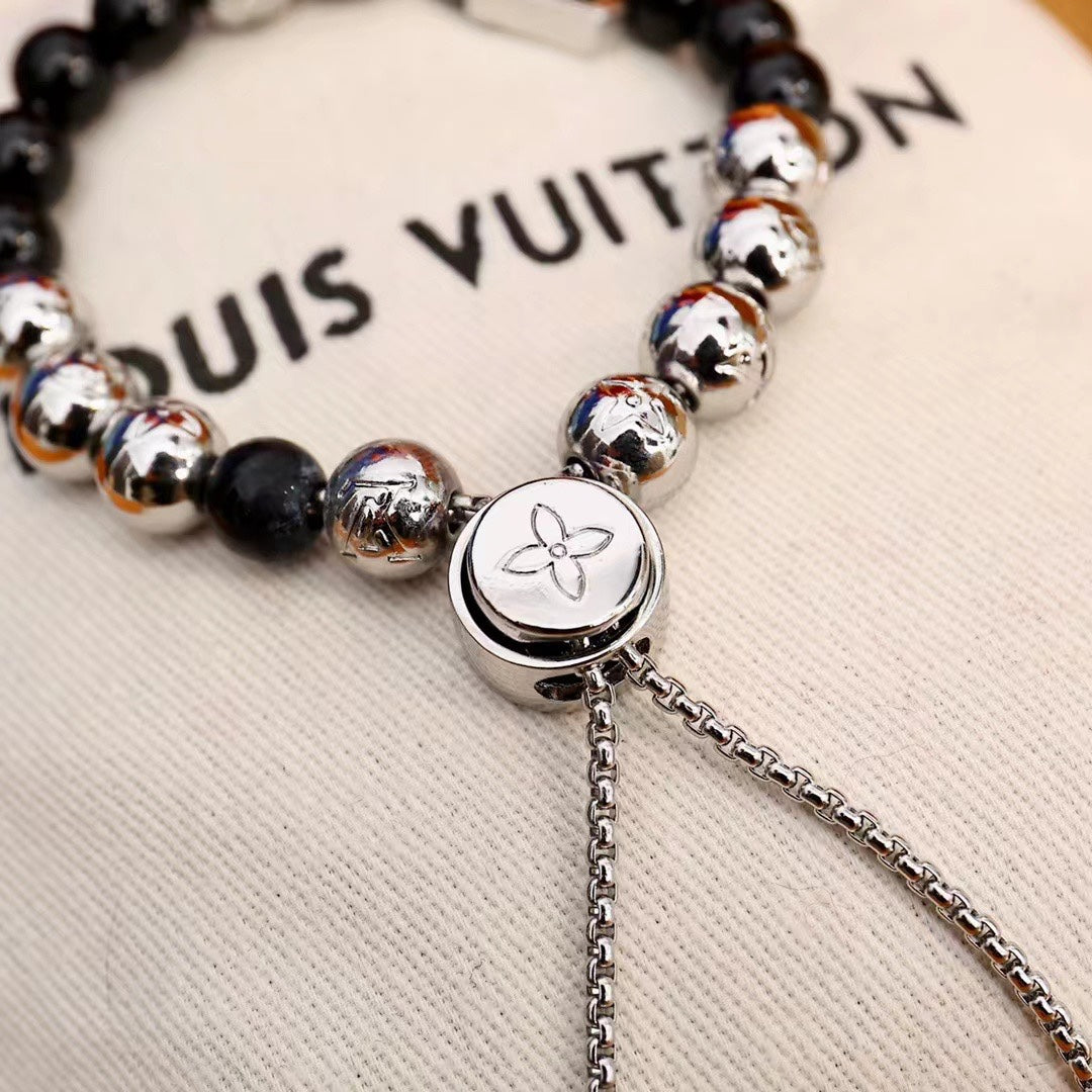 Monogram Adjustable Beads Bracelet mysite