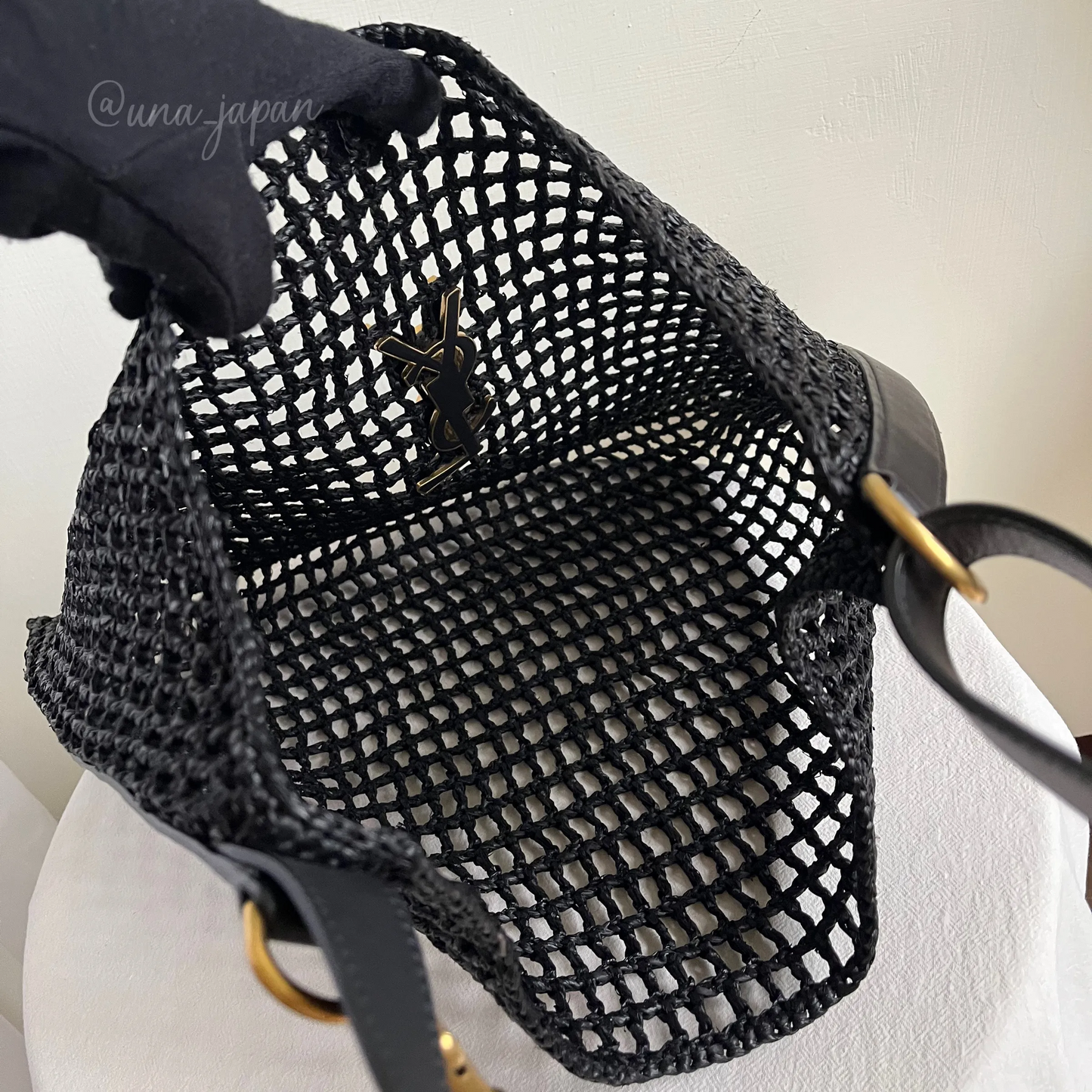 SAINT LAURENT YSL Raffia tote Bag mysite