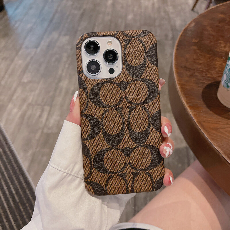 Classic Coach iPhone Case Brown -JDK241426 mysite