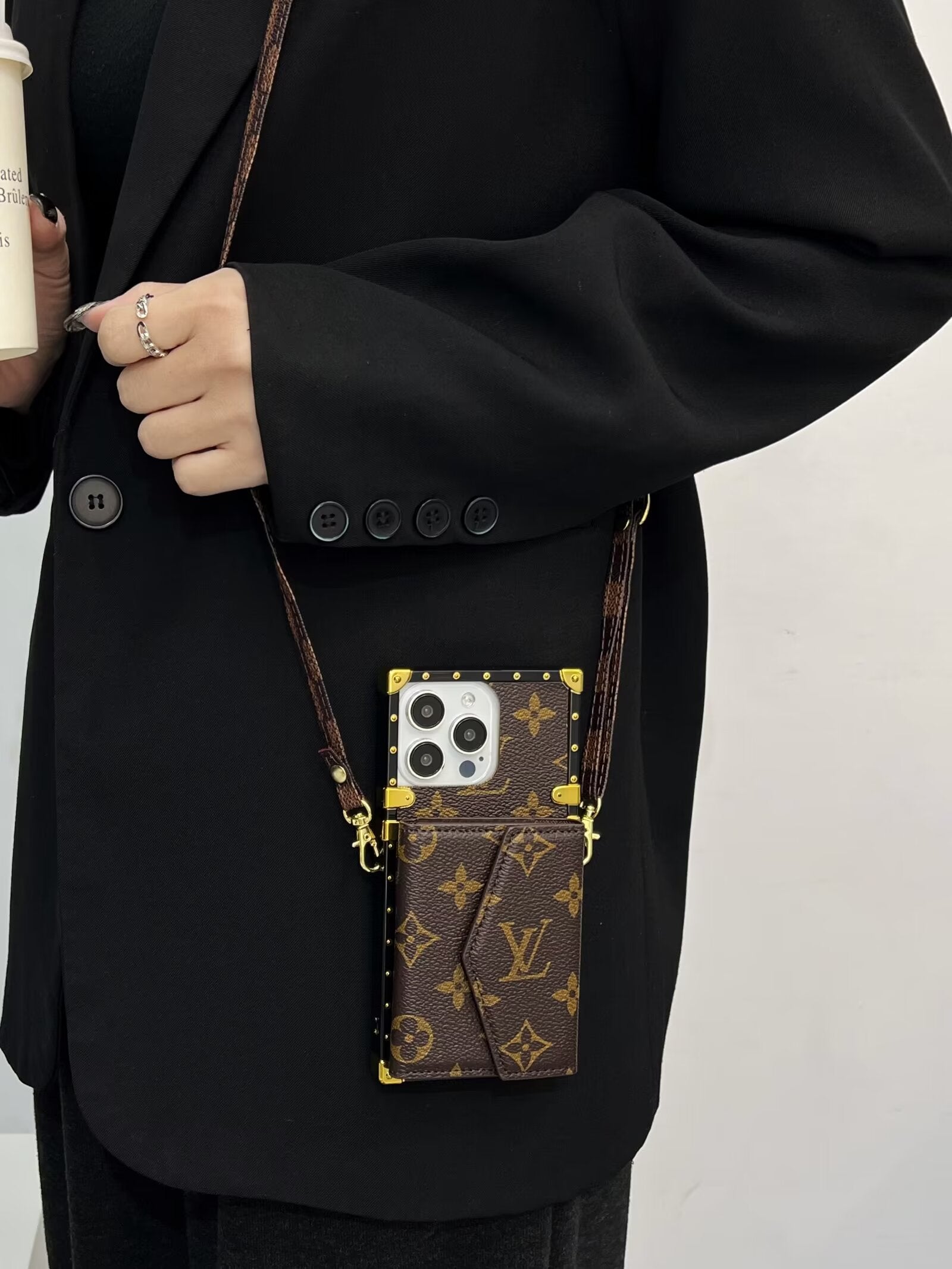 Luxury CANVAS LEATHER CARD HOLDER MONOGRAMs mysite