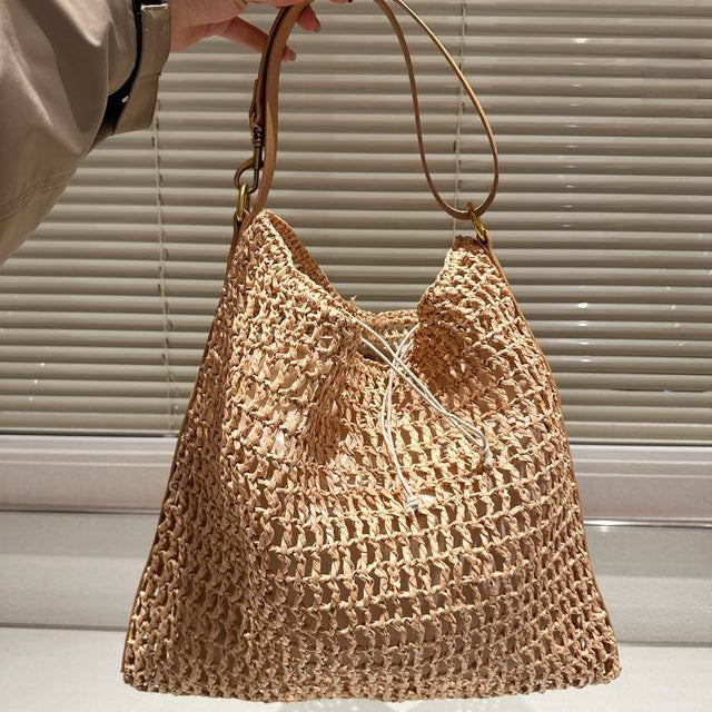 SAINT LAURENT YSL Raffia tote Bag mysite