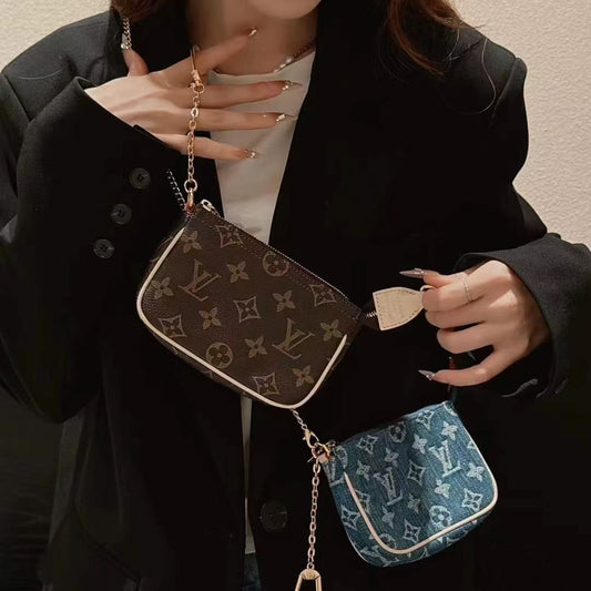 Classic Jeans Pattern Chains Bag mysite