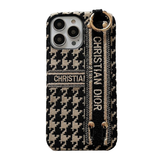CD Houndstooth Wristband iPhone Case mysite